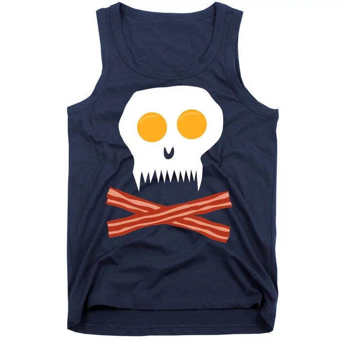 Eggs And Bacon Skull Tank Top