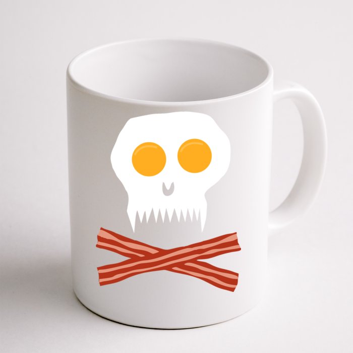 Eggs And Bacon Skull Front & Back Coffee Mug