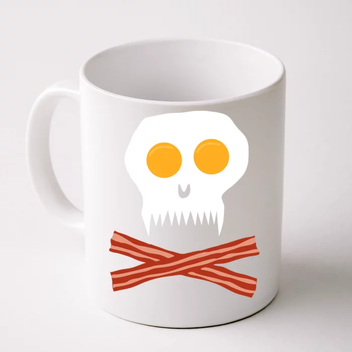 Eggs And Bacon Skull Front & Back Coffee Mug