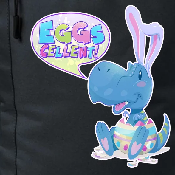 EGGS-Cellent! Cute Easter T-Rex Daily Commute Backpack