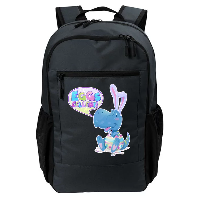 EGGS-Cellent! Cute Easter T-Rex Daily Commute Backpack