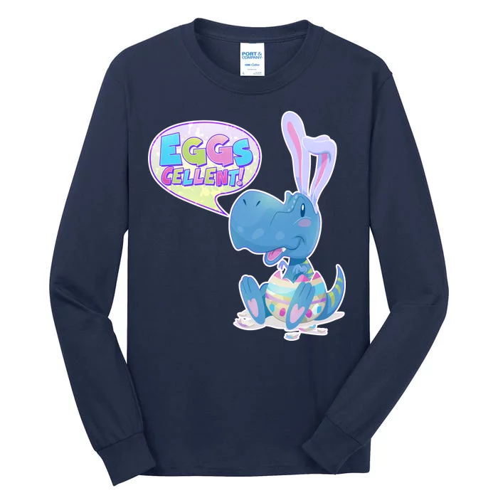 EGGS-Cellent! Cute Easter T-Rex Tall Long Sleeve T-Shirt