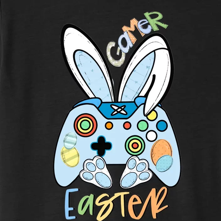 Easter Gamer Happy Easter Gamer Easter Gaming Easter Controller ChromaSoft Performance T-Shirt