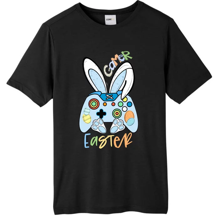 Easter Gamer Happy Easter Gamer Easter Gaming Easter Controller ChromaSoft Performance T-Shirt