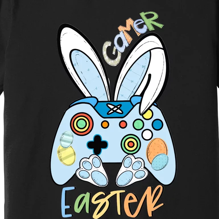 Easter Gamer Happy Easter Gamer Easter Gaming Easter Controller Premium T-Shirt