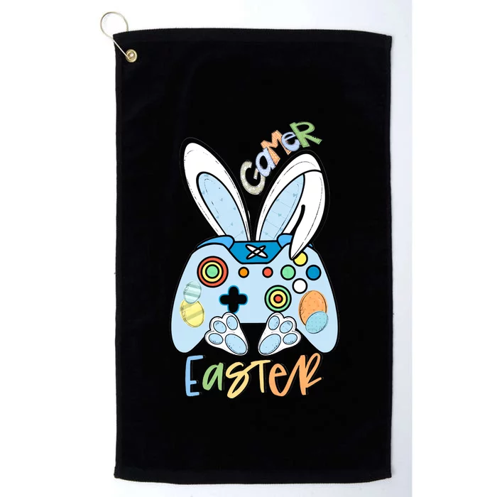 Easter Gamer Happy Easter Gamer Easter Gaming Easter Controller Platinum Collection Golf Towel