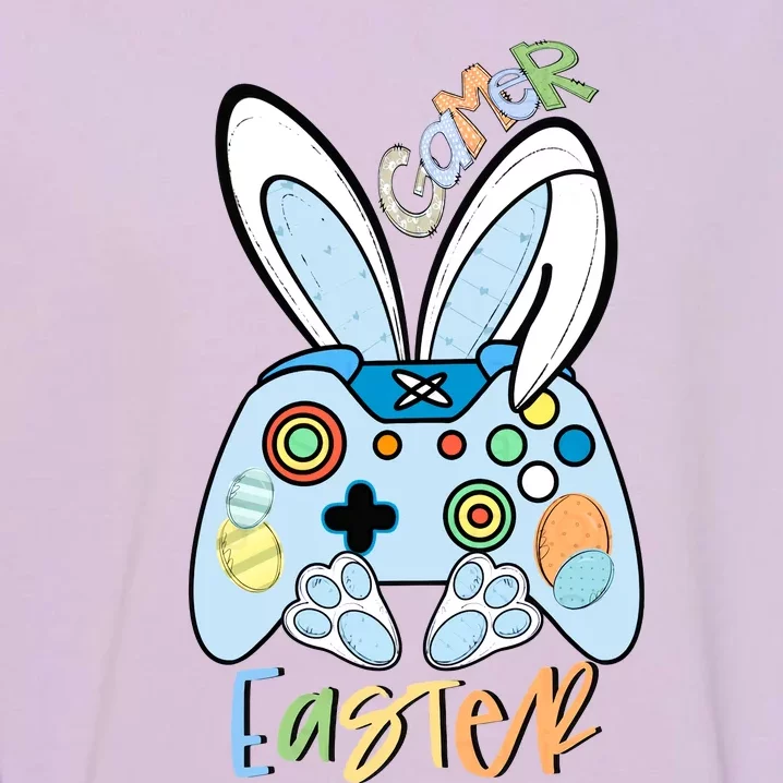 Easter Gamer Happy Easter Gamer Easter Gaming Easter Controller Garment-Dyed Sweatshirt