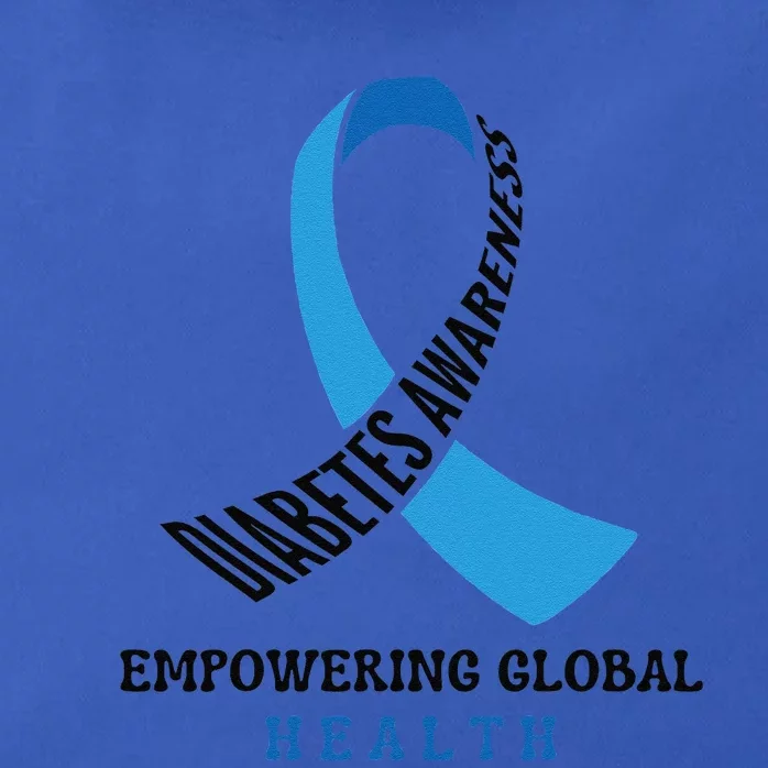 Empowering Global Health Diabetes Awareness Month 2024 Women Zip Tote Bag