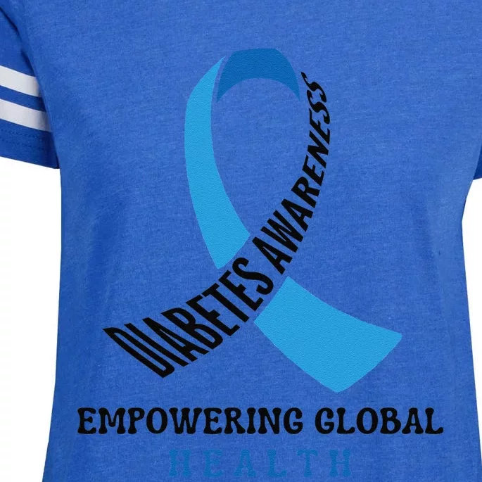 Empowering Global Health Diabetes Awareness Month 2024 Women Enza Ladies Jersey Football T-Shirt