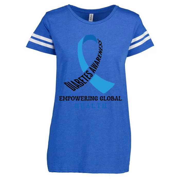 Empowering Global Health Diabetes Awareness Month 2024 Women Enza Ladies Jersey Football T-Shirt