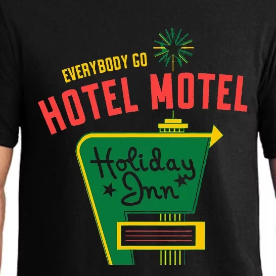 Everybody Go Hotel Motel Holiday Pajama Set