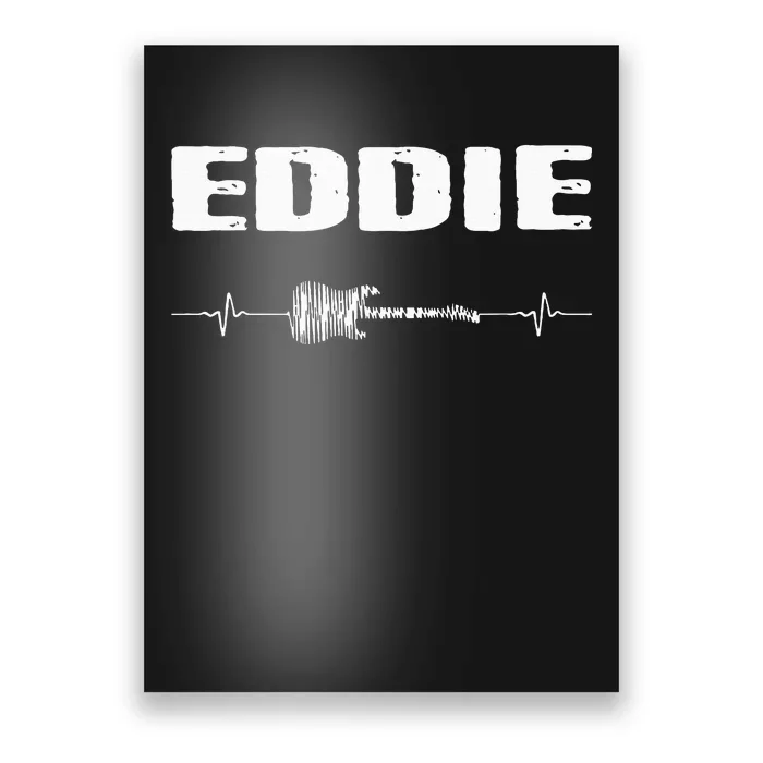 Eddie Guitar Heartbeat Music Guitarist Poster