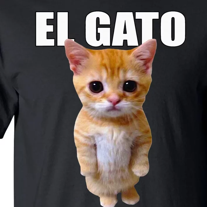 El Gato Meme Sad Crying Cat Munchkin Kitty Meme Trendy Tall T-Shirt