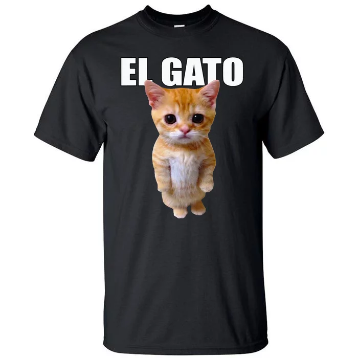 El Gato Meme Sad Crying Cat Munchkin Kitty Meme Trendy Tall T-Shirt