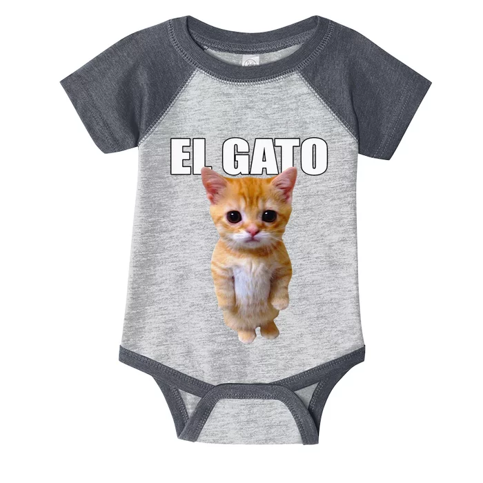 El Gato Meme Sad Crying Cat Munchkin Kitty Meme Trendy Infant Baby Jersey Bodysuit