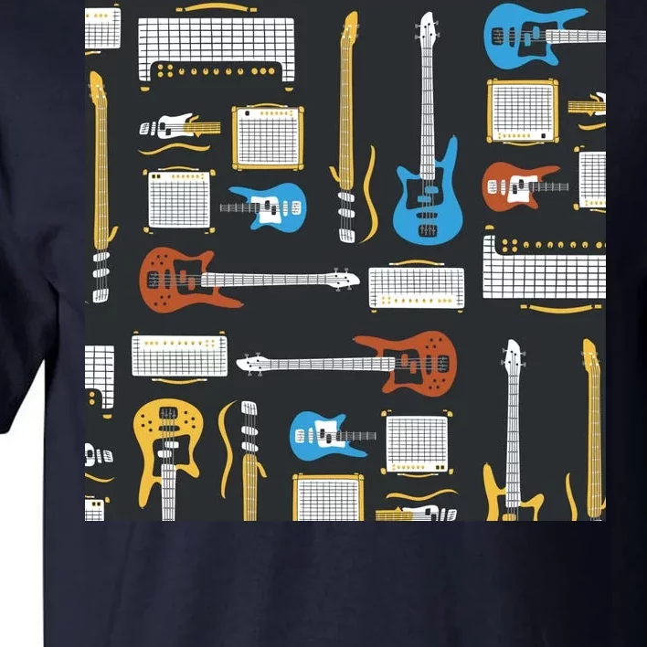 Electric Guitar Musical Tall T-Shirt