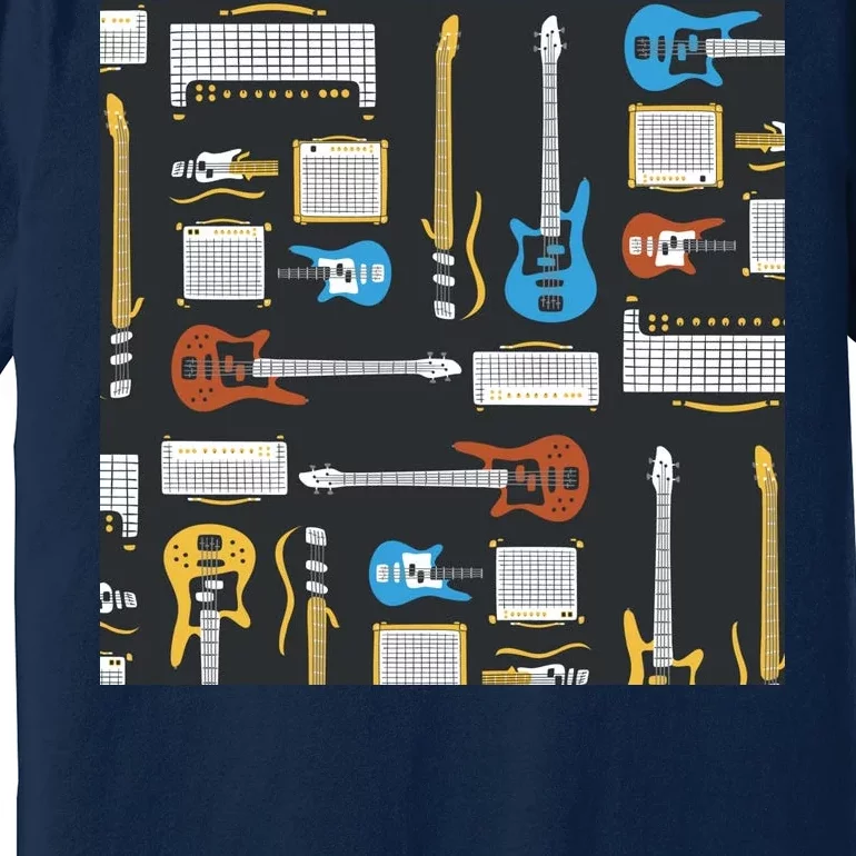 Electric Guitar Musical Premium T-Shirt