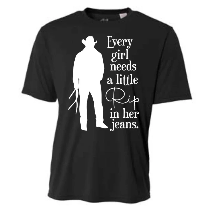 Every Girl Needs A Little Rip In Her Jeans Cooling Performance Crew T-Shirt