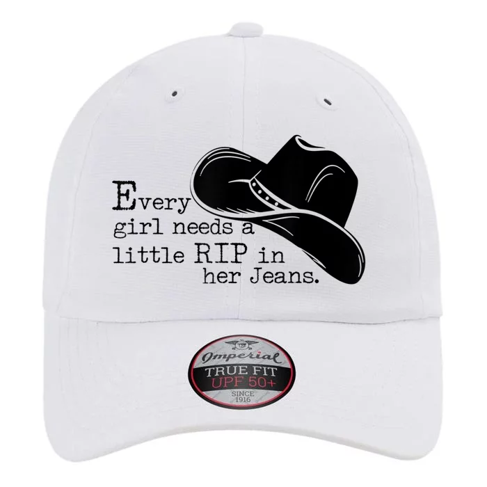 Every Girl Needs A Little Rip In Her Jeans The Original Performance Cap