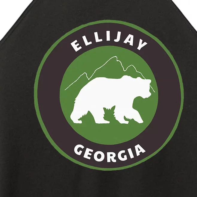 Ellijay Georgia Outdoors Ga Bear Mountains Badge Women’s Perfect Tri Rocker Tank