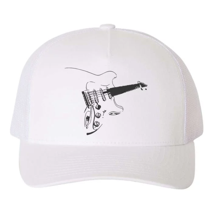 Electric Guitar Player Yupoong Adult 5-Panel Trucker Hat