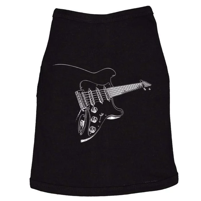 Electric Guitar Player Gift Doggie Tank