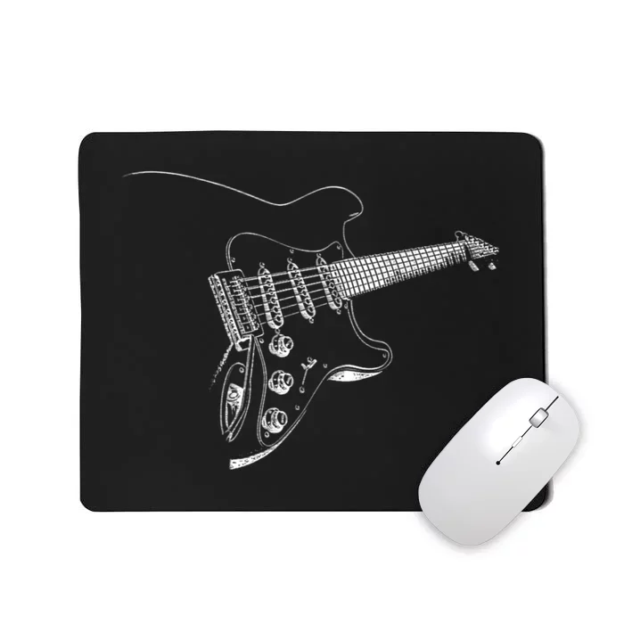 Electric Guitar Player Gift Mousepad