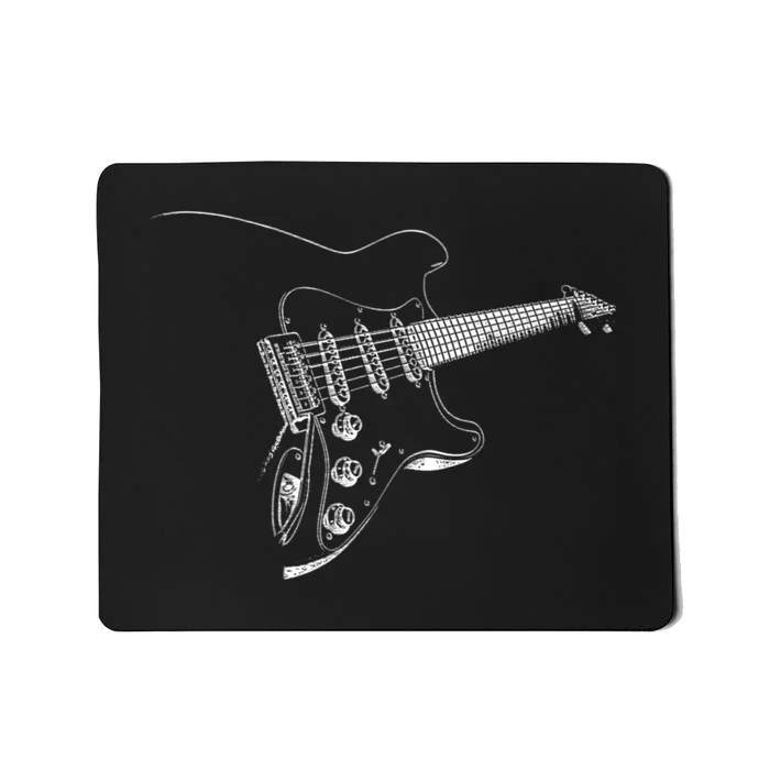 Electric Guitar Player Gift Mousepad