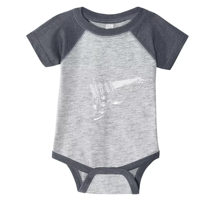 Electric Guitar Player Gift Infant Baby Jersey Bodysuit