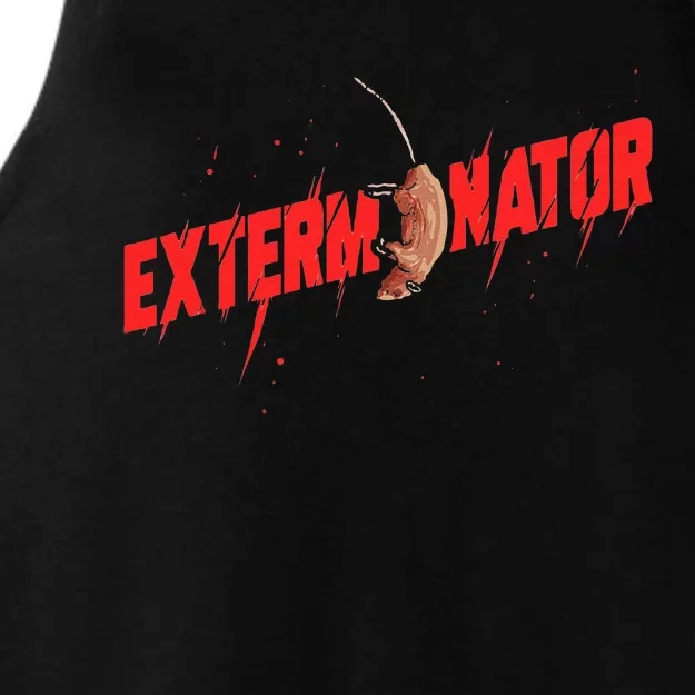 Exterminator Gift Pest Controller Mice or Bed Bug Control Ladies Tri-Blend Wicking Tank