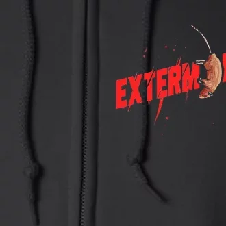 Exterminator Gift Pest Controller Mice or Bed Bug Control Full Zip Hoodie