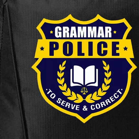 English Grammar Police City Backpack