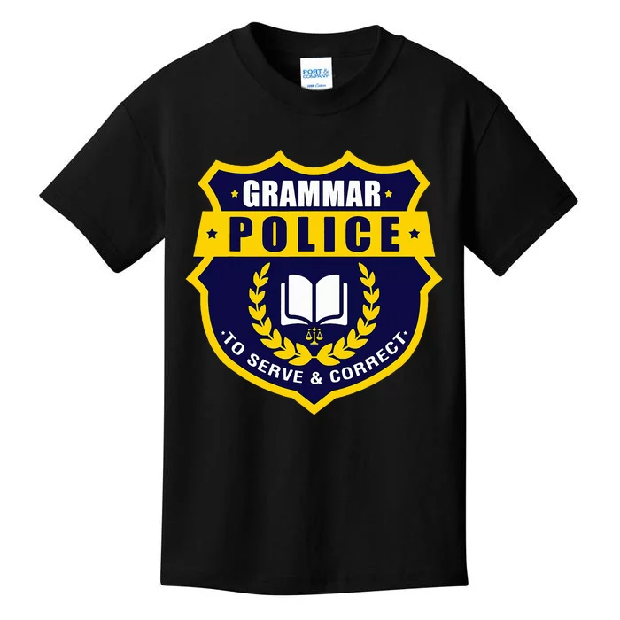 English Grammar Police Kids T-Shirt