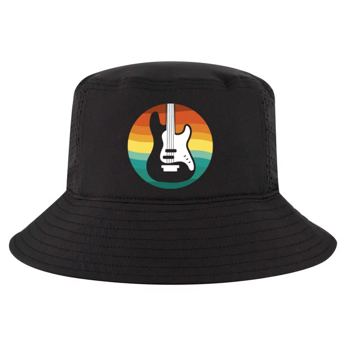 Electric Guitar Retro Sunset Cool Comfort Performance Bucket Hat