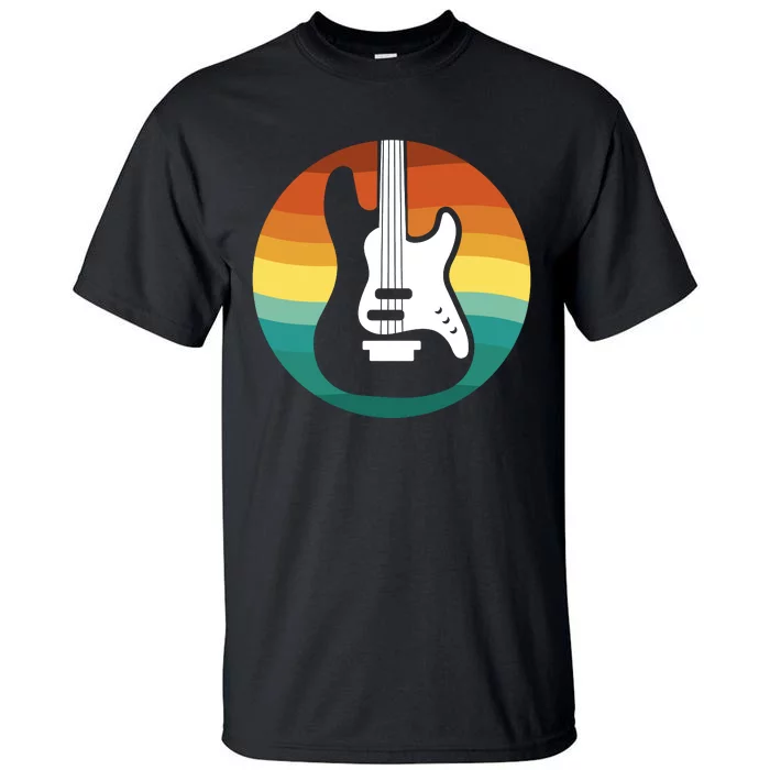 Electric Guitar Retro Sunset Tall T-Shirt