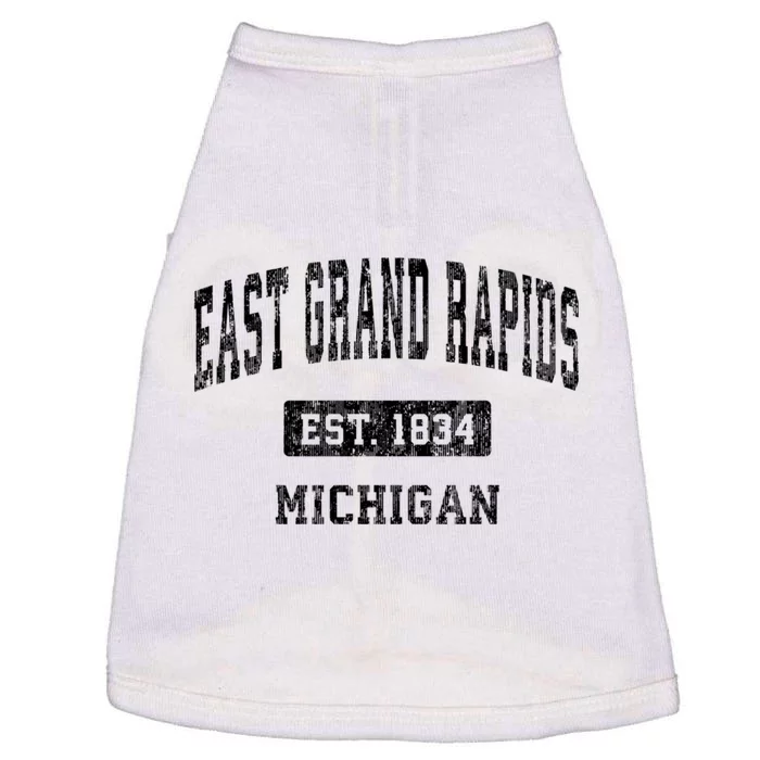 East Grand Rapids Michigan Mi Vintage Established Sports Doggie Tank