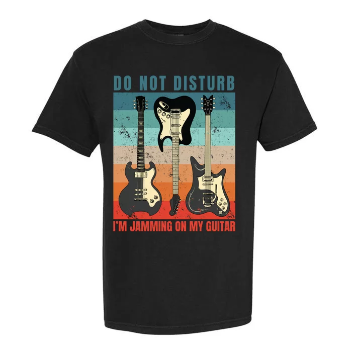 Electric Guitars Retro Sunset Garment-Dyed Heavyweight T-Shirt