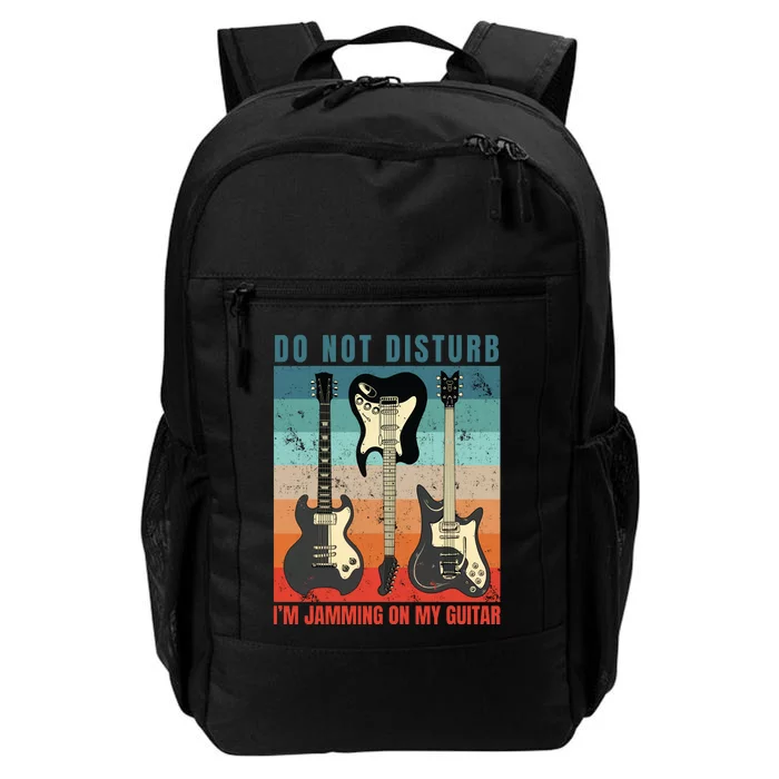 Electric Guitars Retro Sunset Daily Commute Backpack