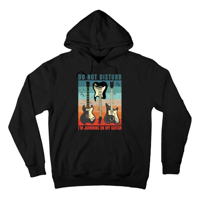 Electric Guitars Retro Sunset Tall Hoodie