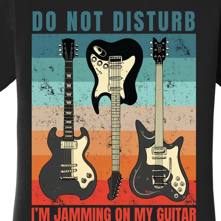 Electric Guitars Retro Sunset Women's T-Shirt