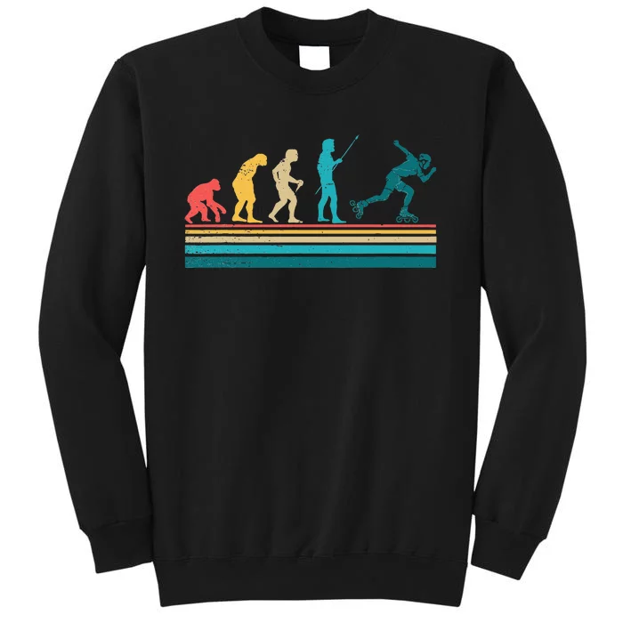 Evolution Graphic Roller Skates Roller Skating Inline Skates Tall Sweatshirt