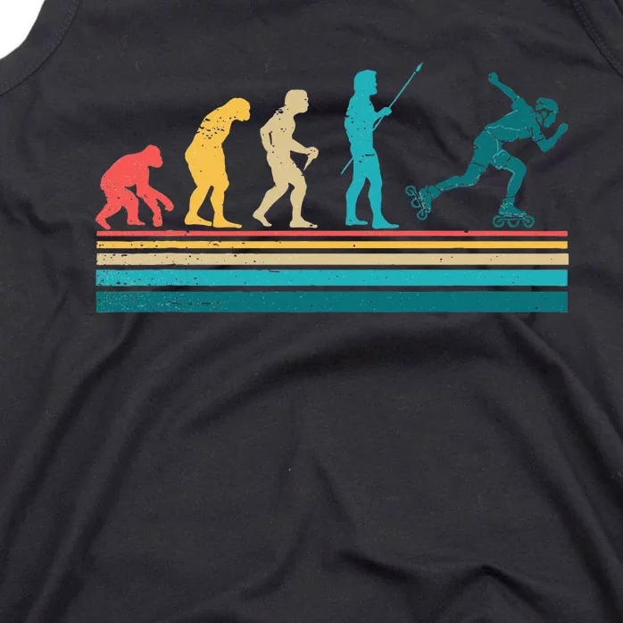 Evolution Graphic Roller Skates Roller Skating Inline Skates Tank Top