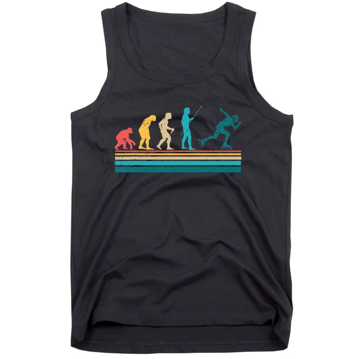 Evolution Graphic Roller Skates Roller Skating Inline Skates Tank Top