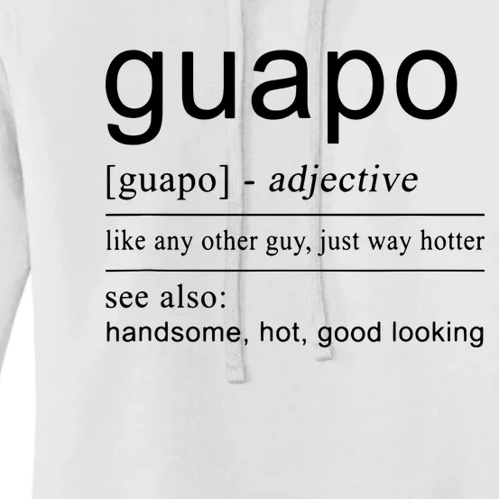 El Guapo Spanish Design For Spanish Gifts Women's Pullover Hoodie