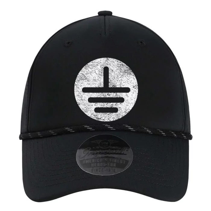 Electrical Ground Symbol Stay Grounded Electric Tech Performance The Dyno Cap