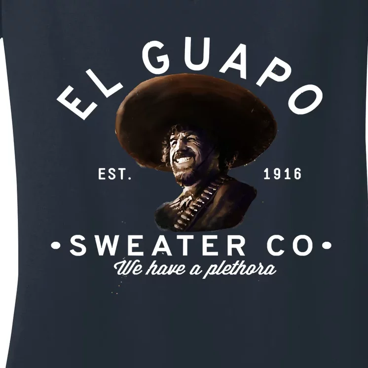 El Guapos Sweater Co Women's V-Neck T-Shirt