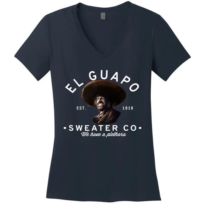 El Guapos Sweater Co Women's V-Neck T-Shirt