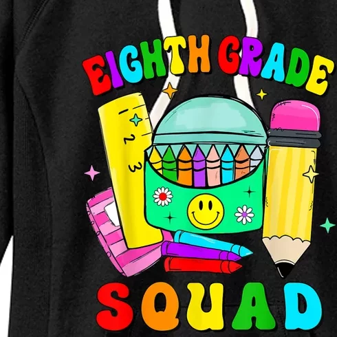 Eighth Grade Squad 8th Grade Team Back To School Boy Girl Women's Fleece Hoodie