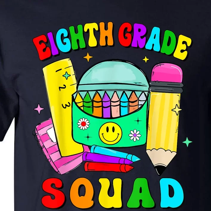 Eighth Grade Squad 8th Grade Team Back To School Boy Girl Tall T-Shirt