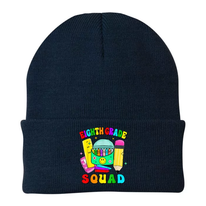 Eighth Grade Squad 8th Grade Team Back To School Boy Girl Knit Cap Winter Beanie